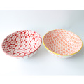 5.5 &quot;/7.5&quot; Porcelana Rice Bowls Pad Printing Bowls